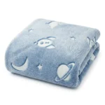 Manta de Plush Espacial - ¡Brilla en la Oscuridad!